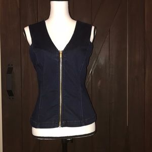 New York and company jean vest